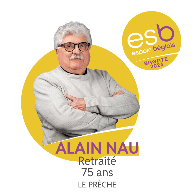 ALAIN NAU 75 ans - Cadre Commercial à la retraite